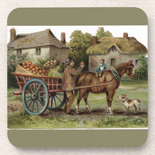Victorian Horse Drawn Apple Cart Coaster