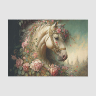 Victorian Horse Head Tissue Paper