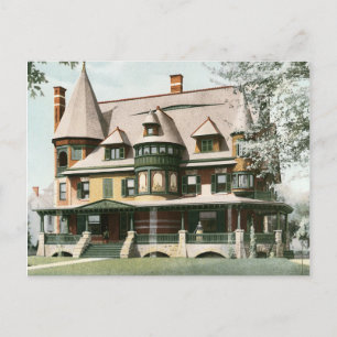 Victorian House Change of Address Postcard