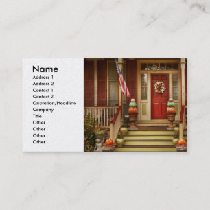 Victorian House - Halloween is a real treat Business Card