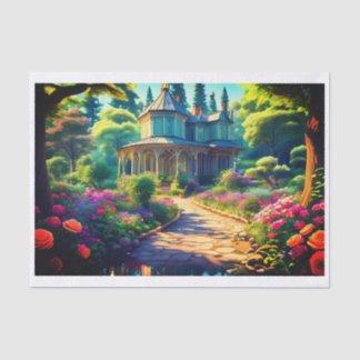 Victorian House in the Woods Tissue Paper