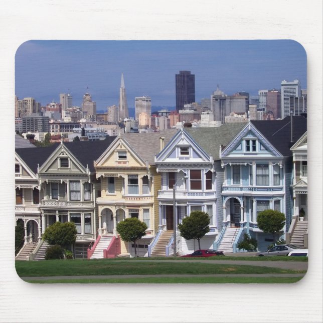 Victorian Houses Mouse Pad (Front)