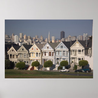 Victorian Houses Poster