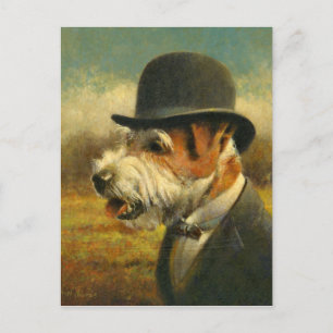 Victorian Jack Russell Post Card