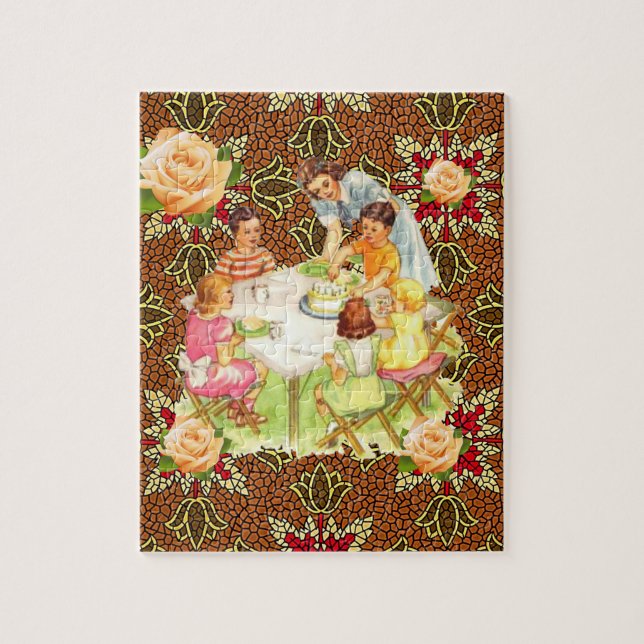 Victorian Jigsaw Puzzle (Vertical)