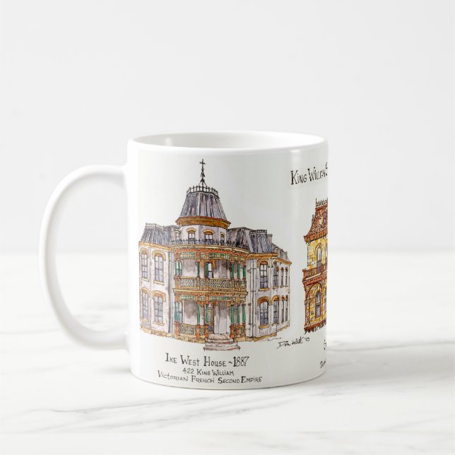 Victorian King William Street Coffee Mug (Left)