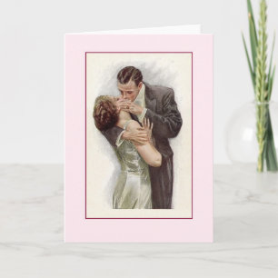 Victorian Kiss Note Card