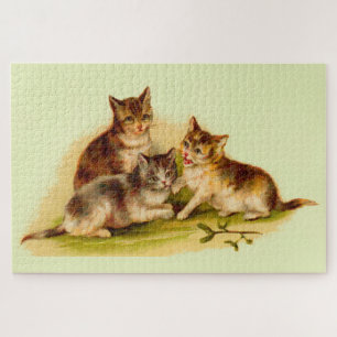 Victorian kittens jigsaw puzzle