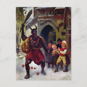 Victorian Krampus Postcard