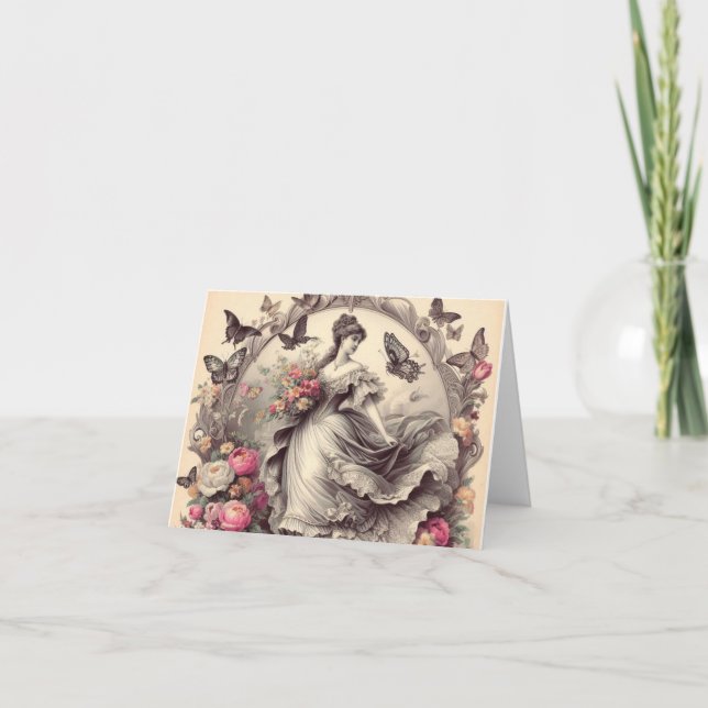 Victorian Lace Card (Front)