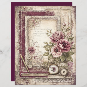 Victorian & Lace Scrapbook Paper 