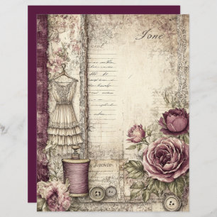 Victorian & Lace Scrapbook Paper