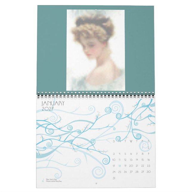 Victorian Ladies Calendar - Customised (Jan 2027)