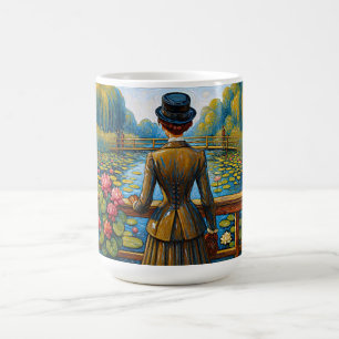 Victorian Lady by the Water Coffee Mug