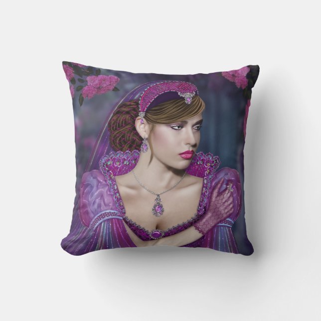 Victorian Lady Cushion (Front)