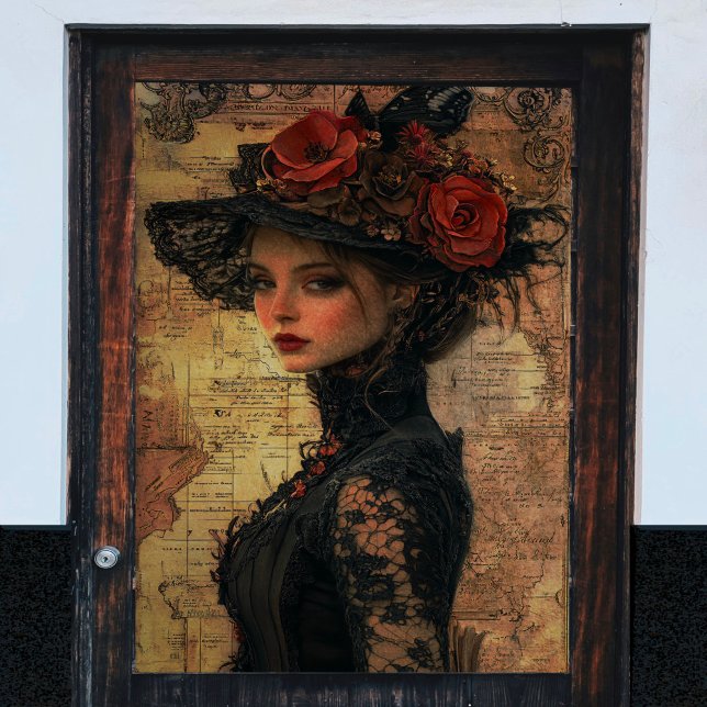 Victorian Lady Decoupage Tissue Paper (Creator Uploaded)