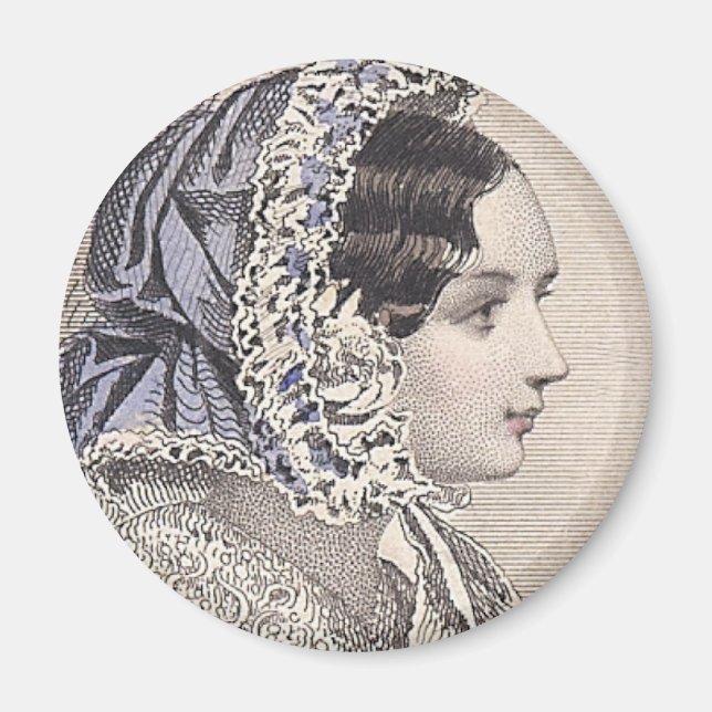 Victorian Lady in a Bonnet by Jules David Magnet (Front)