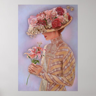 Victorian Lady Jessica Poster
