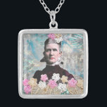 Victorian Lady Necklace<br><div class="desc">This lovely necklace will sure be a conversation starter! You can say it’s your great,  great grandma! Reproduced from my mixed media art,  this necklace will inspire and delight.</div>