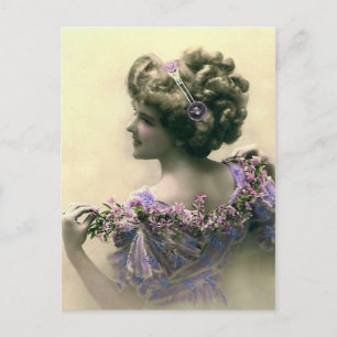Victorian Lady Postcard