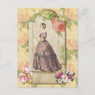 Victorian Lady Postcard