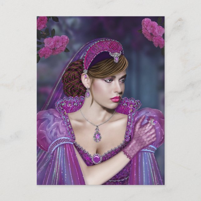 Victorian Lady Postcard (Front)