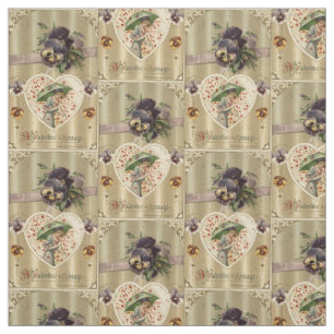 Victorian Lady Vintage Valentine Fabric