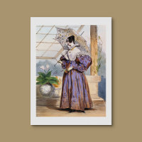 Victorian Lady with Parasol - Elegant Garden Art P