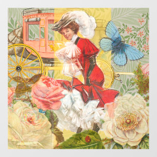 Victorian Lady Woman Fun Carriage