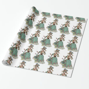 Victorian Lady Wrapping Paper