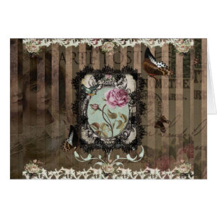 Victorian Letters - Customisable Note Card