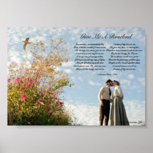 Victorian love poem poster