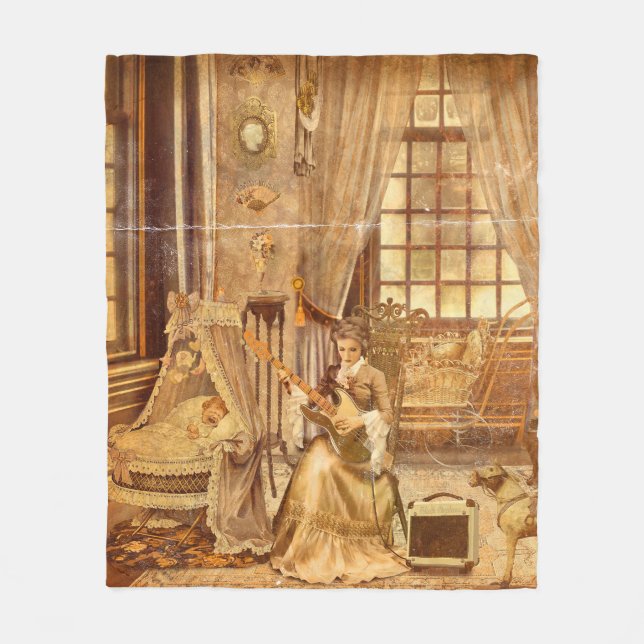 Victorian Lullaby Fleece Blanket (Front)