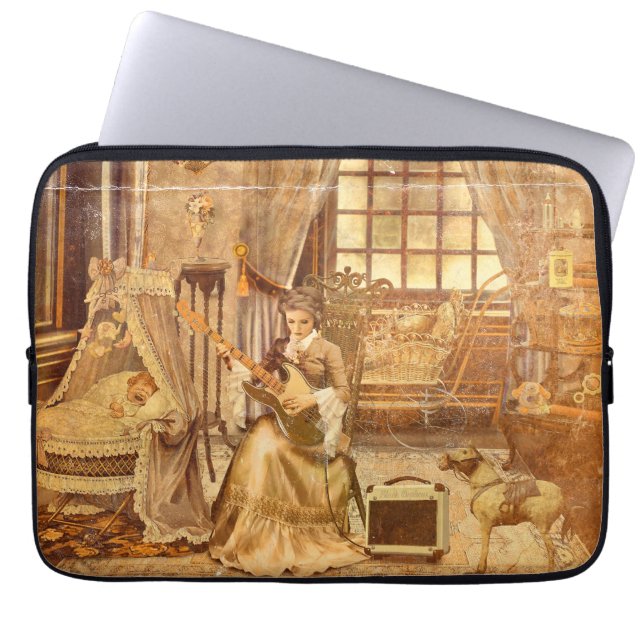 Victorian Lullaby Laptop Sleeve (Front)