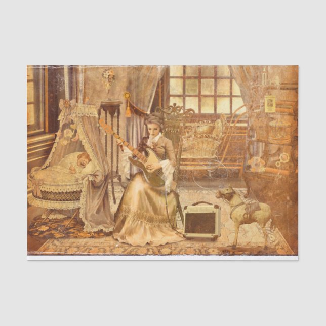 Victorian Lullaby Tissue Paper (Front)