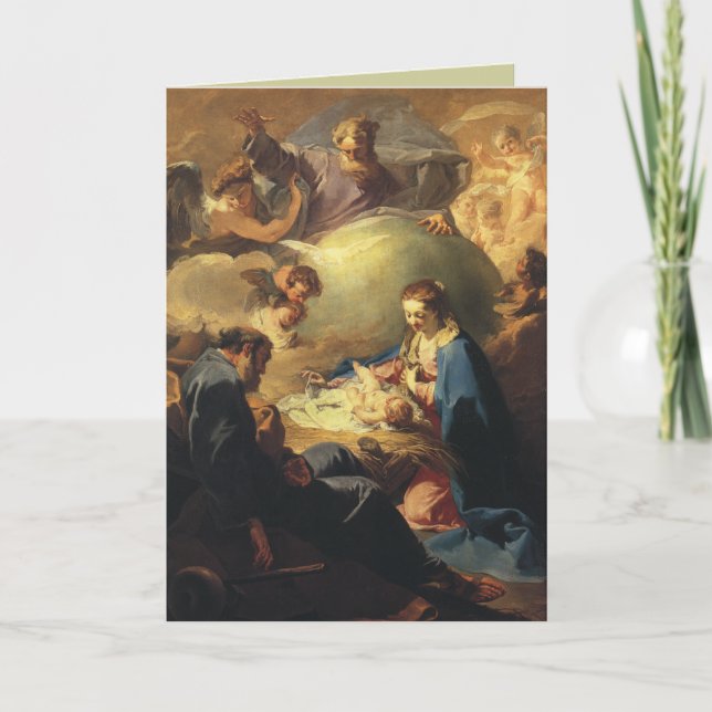 Victorian Madonna Christmas Card (Front)