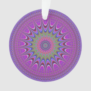 Victorian Magenta Mandala Ornament