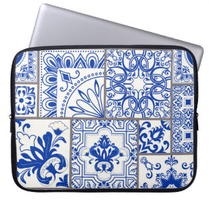 Victorian Majolica: Patchwork Tile Pattern. Laptop Sleeve
