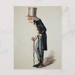 Victorian Man Art Postcard