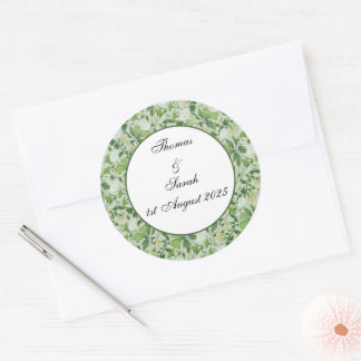 Victorian Meadow Classic Round Sticker