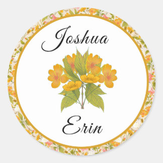 Victorian Meadow yellow sticker