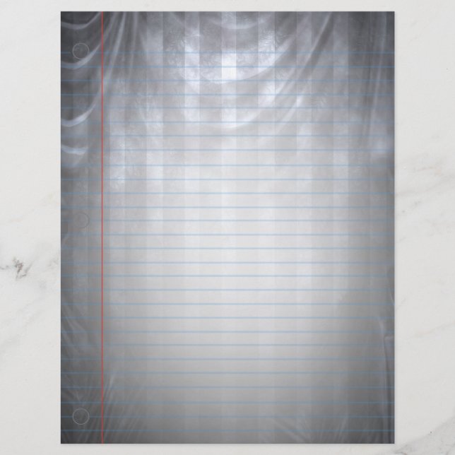 Victorian Memories Goth Notebook Paper (Front)