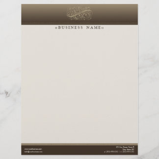 Victorian Mocha Customised Letterhead