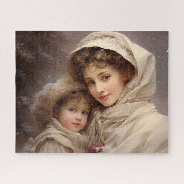 Victorian Mother and Child Jigsaw Puzzle (Horizontal)