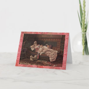 Victorian Mother & Child Mother's Day Card