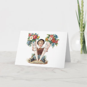 Victorian Mother's Day Greeting Card. Card