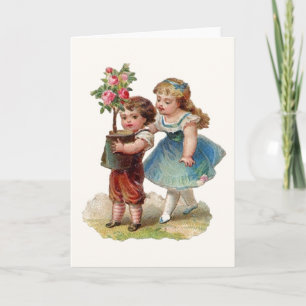 Victorian Mother's Day Greeting Card. Card