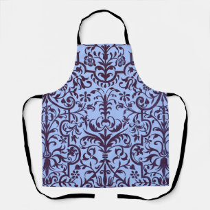  Victorian motif in blue Apron