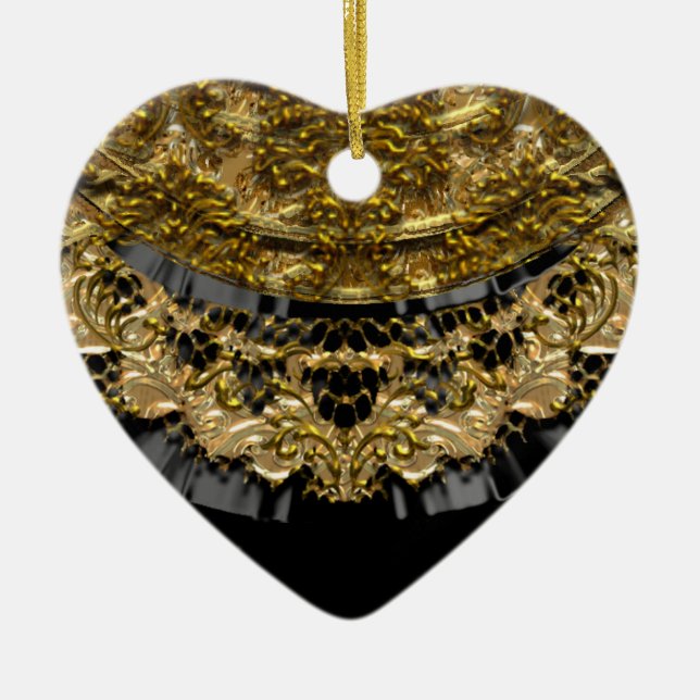 Victorian Mourning Ceramic Ornament (Front)