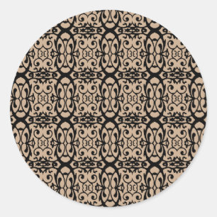 Victorian Needlework Style Sticker